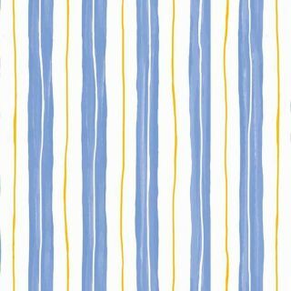 Captain-Cook-Blauw-Wit-Geel-PVC-Easy-Washable