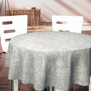 Captain-Cook-Easy-Washable-White-Grijs-LEAF-PVCCerataNaWymiar