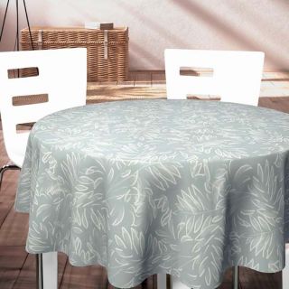 Captain-Cook-PVC-Easy-Washable Blauw-Wit-Loggen-CerataNaWymiar