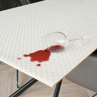 Wina plama-antislip-fluid-instaging-Molton-Table-Table-Bulgomme-Molton na stół-Stafelklee-biały