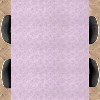 Pokół w stylu wzoru TableCloth-Rose-Purple-Cheatjacquardi-Safellinnen-Classic Subtiel