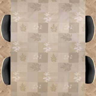 Tablecloth-to-liści-beige-garden-outsideuninap