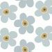 Natuur-Flowers-Vrolijk cerata-Wit-Gray