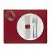 Belgian_plamats_rechthoek_skinnatur_leder_onderlegger_rood